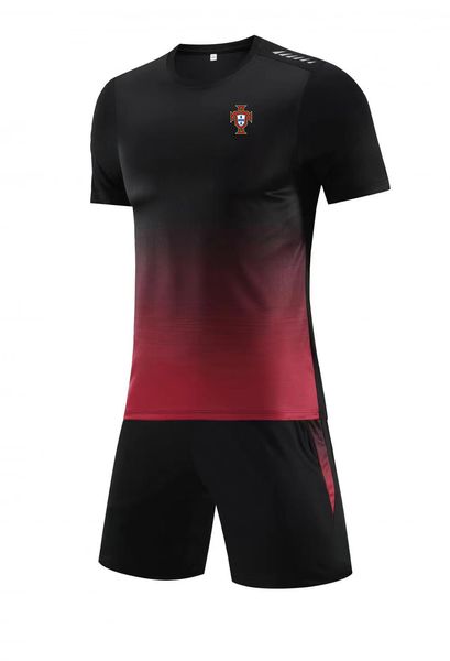 Portugal Survêtements pour hommes été loisirs costume à manches courtes costume d'entraînement de sport loisirs de plein air jogging T-shirt loisirs sport chemise à manches courtes