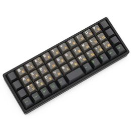 Poseidon PSD40 Case Geanodiseerd Aluminium case voor custom mechanische toetsenbord zwart siver grijs Blauw Rood voor JJ40 BM40 RGB HKD230808