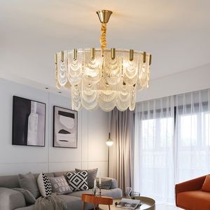 Post-moderne américain salon lustre lumière luxe suspension lampes atmosphère chambre simple designer créatif