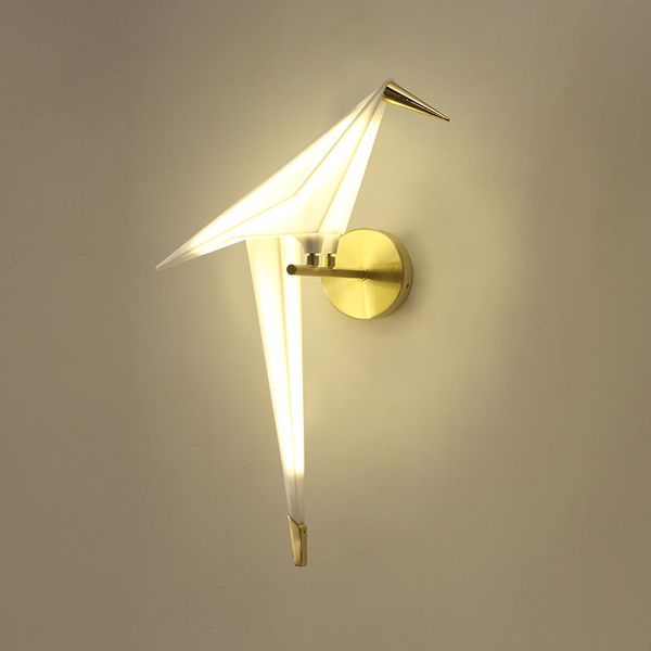 Post-Moderne Simple Oiseau Applique Murale Personnalité Créative Salon Chambre Lampe De Chevet Designer Nordique Showroom Applique Murale Éclairage