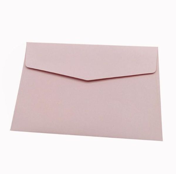 Enveloppe de carte postale fête de mariage invite carte de voeux Invitations d'affaires cartes enveloppes bricolage couleur unie fournitures d'emballage