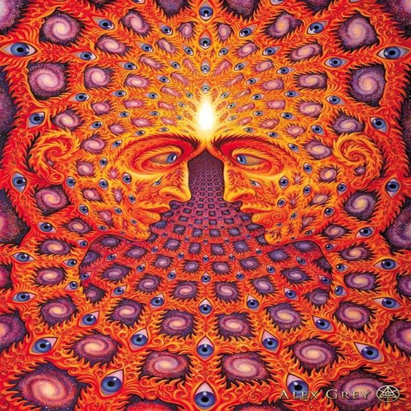 Póster 32x24 17x13 Trippy Alex Grey, póster de pared impreso, decoración de pared para el hogar, pegatinas, póster, calcomanía, 023237m