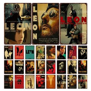 Poster Home Retro Metal Painting Nostalgic Kraft Paper Wall Stickers Retro Classic Old Movie Opened Gift Bar Scene Layout Movie Theater Club 30x20cm W03