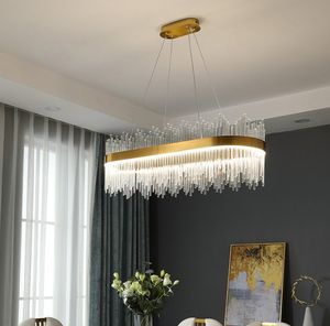 Postmoderne licht luxe kroonluchter atmosferische kristallen woonkamer kroonluchter eenvoudige led-eetkamer kroonluchter slaapkamer lamp