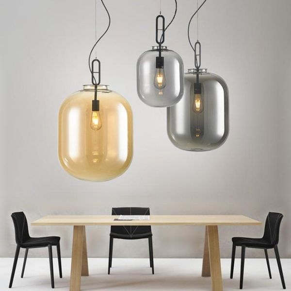 Postmodernisme cire gourde en forme de verre suspension lampe salon décor chambre luminaires pour plafond salle à manger lumières