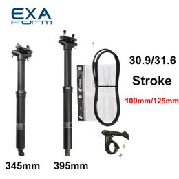 Postes KS EXA Form 900I tige de selle compte-gouttes hauteur réglable 30.9/31.6*395mm câble de vélo de montagne télécommande manuelle Tube de selle hydraulique