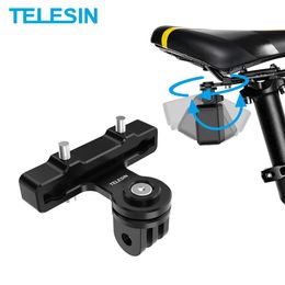 Postes TELESIN siège de vélo support arrière en aluminium support arrière de vélo pour GoPro Hero 10 9 8 7 5 Insta360 Osmo accessoires de caméra d'action