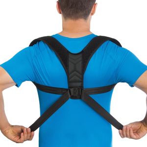 Correcteur de posture pour les hommes et les femmes, l'attelle arrière pour la posture, réglable et confortable, soulagement de la douleur pour le dos, les épaules, le cou