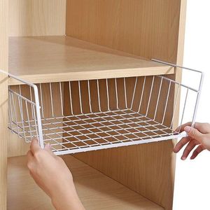 Supports de couvercle de Pot, organisateur de panier métallique suspendu polyvalent pour armoires de cuisine et bureaux 231206