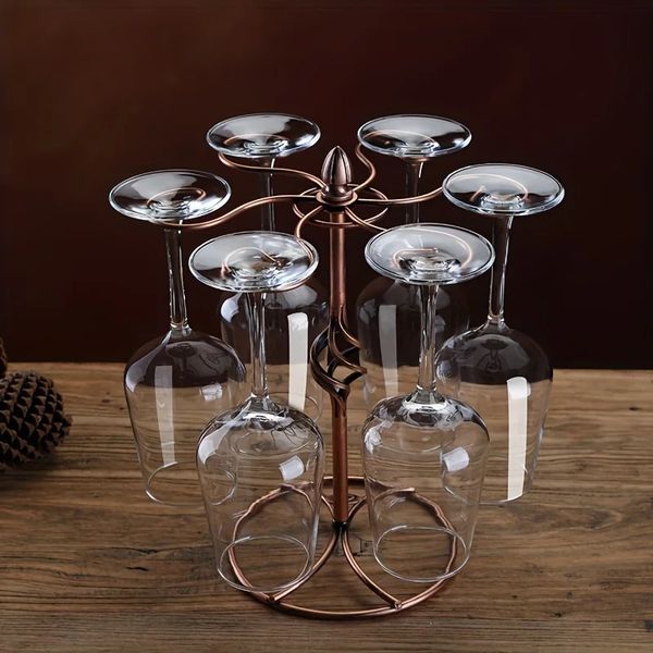 Supports de pots 1 pièce, support de verre à vin de Style européen, gobelet suspendu, affichage à l'envers en métal 231211