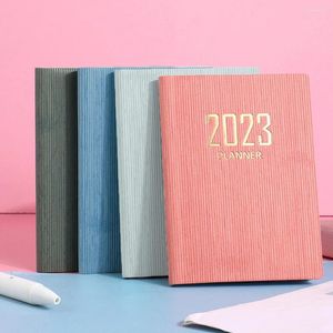 Agenda portable 2024, planificateur quotidien, hebdomadaire et mensuel, calendrier A6 A7, bloc-notes, carnet de calendrier, papeterie de bureau