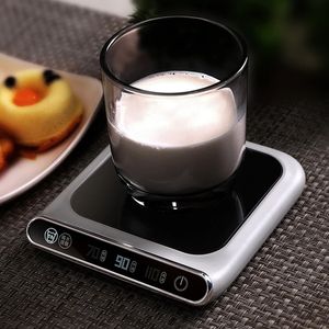Calentador de taza de taza de café USB portátil con 3 configuraciones de temperatura para uso en escritorio de oficina Bebida eléctrica inteligente para el hogar 240301