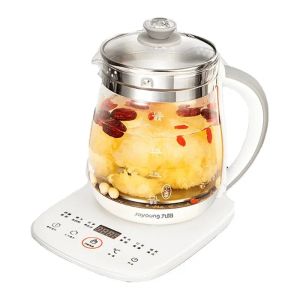 Pots 1,5 L Kettles électriques Santé Pot Pot multifonctionnel Fleur Thérape Verre STAGE PORTABLE PORTABLE MULTI CUIEUR DESSERT CUIEUR 220V