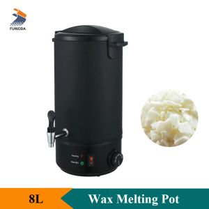 Potten elektrische wax smeltende pot roestvrij staal 8l wasmelter voor kaarsenzeepcrème non stick olie huishouden
