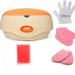 Potten epilator hand paraffine therapie bad wax kachel pot warmer schoonheid salon spa apparatuur kerhorapy systeem oranje