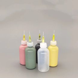 Pottery Art Squeeze Clay Bottle Point Line Texture Effect Creative Decorative Diy Ceramic Clay Painting Tools 3pcs Set
