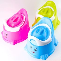 Potties Baby Portable Potty mignon plus taille Baby Toilet Training Traine avec couverture de rangement détachable