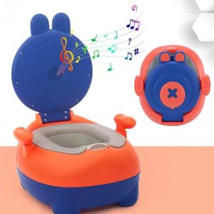 Potties Nouveaux enfants Potty avec son bébé Baby Child Travel Toilet Trainet Silon Portable Cartoon Boy Girl Pot Pot Music Fonction