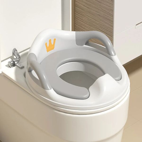 Potties Portable Baby Potty Training Seat pour garçons filles avec des poignées s'adapte aux toilettes ovales Rounds non glissières avec WC pour enfants