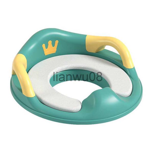 Orinales Asientos Bebé Orinal Asiento de entrenamiento con cojín suave Mango Respaldo Anillo de inodoro portátil Orinal para niños Asiento de inodoro para niños Niñas Niños x0719