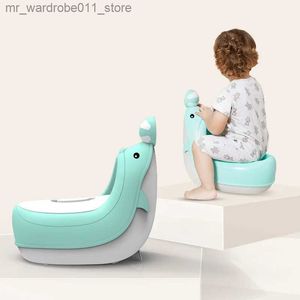 Potties asientos de baño para niños niños a prueba de salpicaduras urinarias con gancho fácil práctico práctico conveniente bebés macho orinar cubierta de baño espesada Q231223