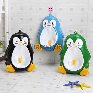 Pots Sièges Mignon Enfants Urinoir pour 8M à 6Y Garçons Bébé Pot Pingouin Formation De Toilette Pour Enfants Urinalboy Stand Crochet Pee Trainers Pots Penico x0719