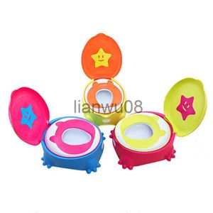 Orinales Asientos Cute Star A prueba de fugas Niño Olla Entrenamiento Unisex Niños Plegable Bebé Asiento de inodoro Orinal para niños Inodoro portátil x0719