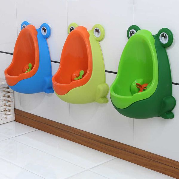 Orinales Asientos Rana Bebé Orinal Inodoro Orinal Niños Entrenamiento para ir al baño Bebés Niños Pee Inodoro Baño infantil Orinal montado en la pared Niño Niña Viaje Orinal T221014