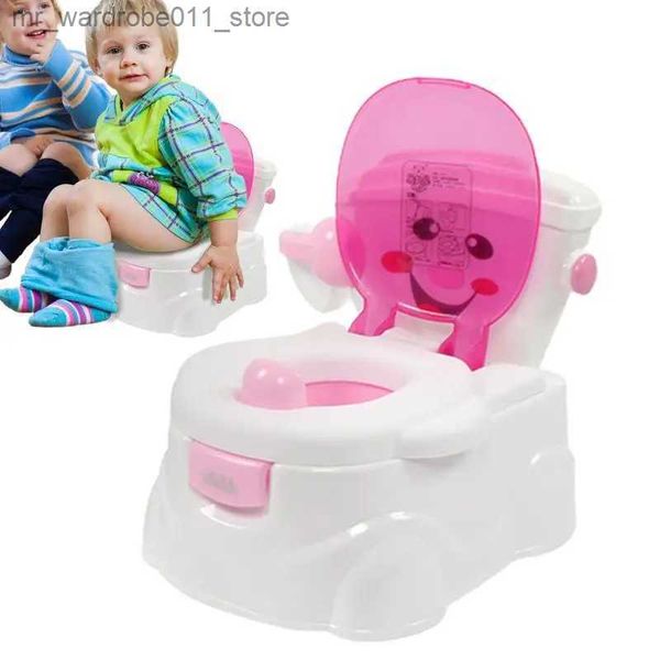 Potties Seets Kids Potty Training Training Seat amovible Toddler Trainet Traineur Outdoor Camping Portable Children Safety Chair Urinal for Nursery Home Q231223