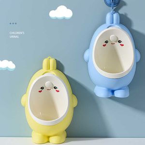 Orinales Asientos Nuevo Orinal para niños de dibujos animados Montado en la pared Baby Boy Potty Training Toliet con descarga automática y drenaje automático Olla de pie T221014