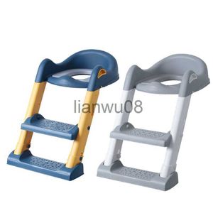 Potties Seats Portable Folding Infant Toddler Toilet Chair Kids Kinderen Zindelijkheidstraining Seat met verstelbare opstapjes Ladder Urinoir Backre x0719