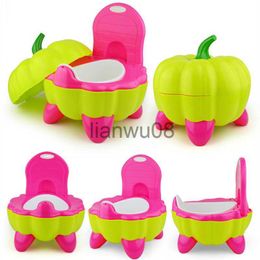 Potties Zetels Pompoen Cartoon Leuke Potje Baby Stoel Opvouwbare Toiletbril Peuter Kinderen Jongens Meisjes Draagbare Training WC-bril x0719