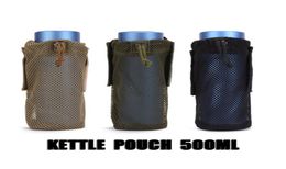 POUCTO 500ml Sistema molle Botella de agua Polla Microfibra Táctica táctica plegable Mounchain Camping6348400