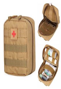 Bolsa médica para acampar, botiquín de primeros auxilios táctico Molle, ejército, caza al aire libre, Camping, paquete de herramientas de supervivencia de emergencia, médico militar EDC 8467327