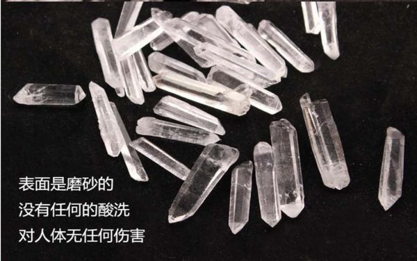 Pouche 100g Bulk Small Points Clear Quartz Crystal Mineral Healing Reiki Good Lucky Energy Mineral Wand SP3TL 4155519