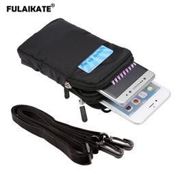 FULAIKATE 6.5 "sac universel de sport de grande taille pour iphoneXs Max XR pochette de taille pour Huawei Mate20 étui d'épaule pour Xiaomi Max2