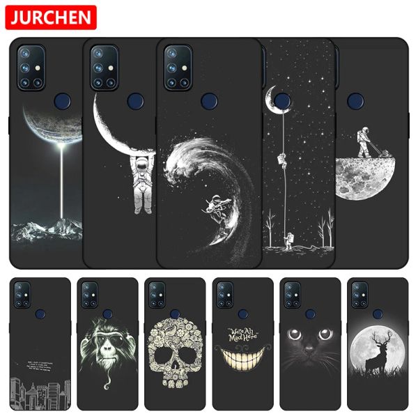 Poches Silicone Case pour OnePlus Nord N10 BE2029 Modèle de dessin animé de chien de chat personnalisé pour un plus 1+ NORD N 10 5G BE2028 BE2025 BE2026 COUVERTURE