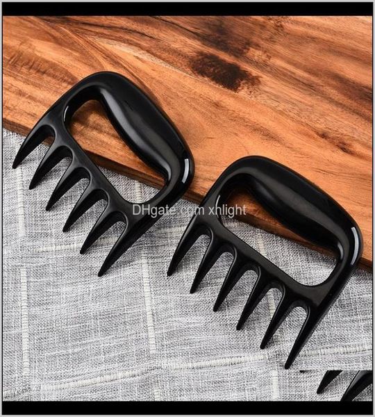 Volaille Cuisine Bar à manger Maison Jardin Drop Livraison 2021 Broyeur Bear Claw BBQ pour déchirer les points de fourchette de nourriture comme outils de barbecue à viande9666107