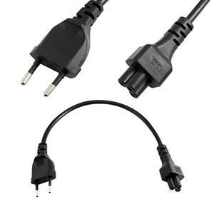 Power Adapter koordkabel 30 cm EU -plug 2 pin mannelijk naar IEC 320 C5 Micky voor Notebook voeding Elektrische apparatuur