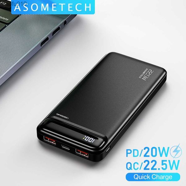 Power Bank 10000mAh Powerbank portátil 10000 mAh 22.5W PD QC3.0 Batería externa Poverbank para iPhone 13 Pro Max Xiaomi Samsung L230712