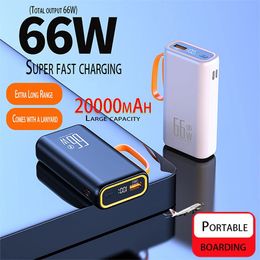 Power Bank 10000mAh avec 66W PD, charge rapide, chargeur de batterie externe Portable pour iPhone 15 14 Huawei Xiaomi Samsung