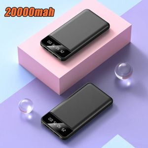 Power Bank 20000mAh Digitaal Display Met LED Zaklamp Powerbank Externe Batterij Poverbank Voor iPhone Samsung Xiaomi 9