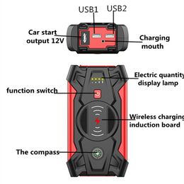 Power Bank 39800MAH Jump Starter Portable Charger Car Booster 12V Auto Start Device Emergency Car Battery Starter Charger