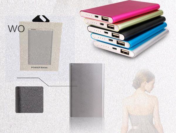 Power Bank 5000mAh Batterie externe Powerbank Tablet PC Chargeur Banques d'alimentation pour téléphone portable avec boîte de vente au détail 6944007