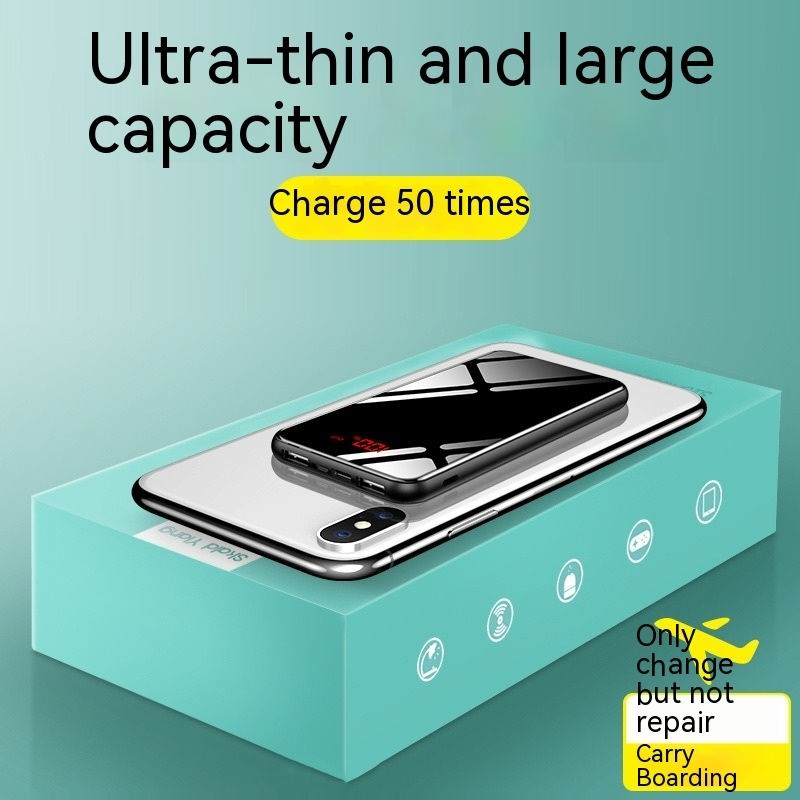 Batterie externe 20000mAh, charge rapide, chargeur de batterie Portable, pour iPhone 12Pro Xiaomi Huawei
