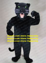 Power Big Black Cat Mascot Costume Panthère Leopard Pard Cartoon Characon Symbolic Ambassador Product Launch ZZ7684