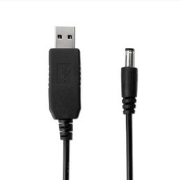 Power Boost kabels Lijn Dc 5v Naar Dc 9v / 12v Step Up Module Usb Converter Adapter Kabel 2.1x5.5mm DC3.5 Plug