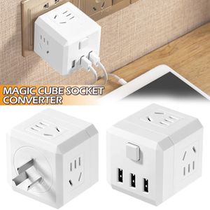 Enchufe de cable de alimentación Mayitr, 1 unidad, extensor de salida múltiple blanco, convertidor de enchufe de cubo duradero, enchufes, adaptador de pared inalámbrico USB 231117