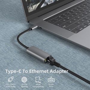 Prise de câble d'alimentation USB C Ethernet USB C vers adaptateur LAN RJ45 pour carte réseau de Type S10 S9 Note20 230712