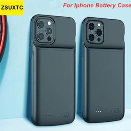 Case de potencia para iPhone 15 Pro Max 14 13 Mini 12 SE 2020 6 6S 7 8 más x XR XS Max 11 Pro Max Battery Carger Case Bank Power Bank